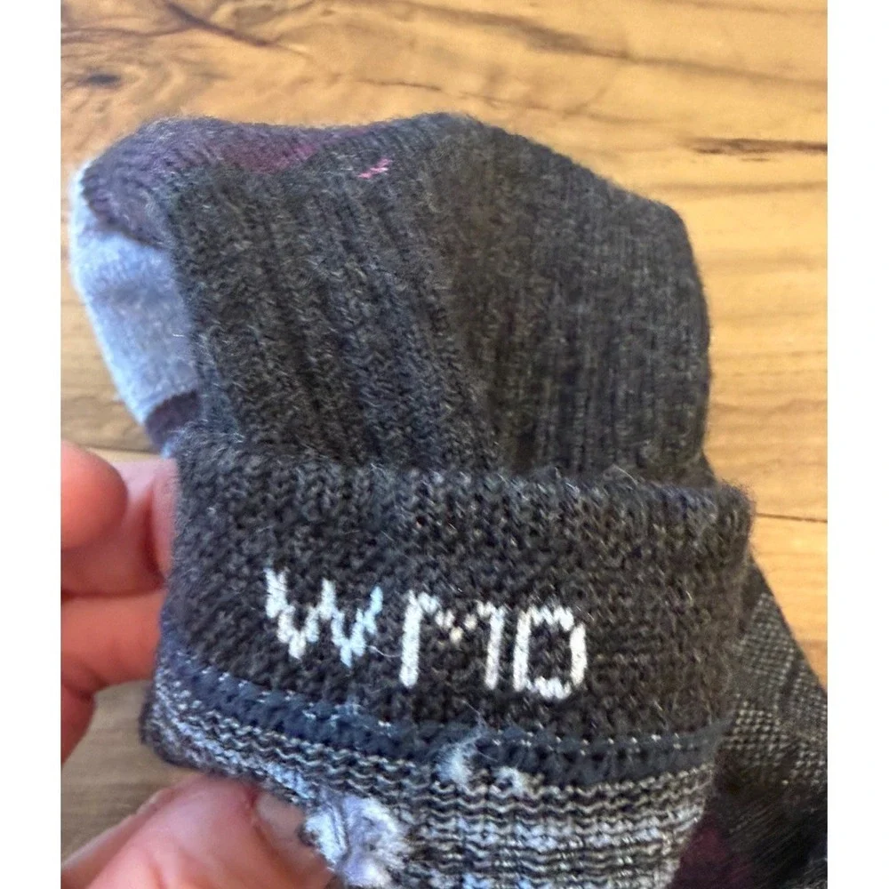Smartwool Merino Wool Crew Hiking Socks Adult Medium (Estimated) Lot of 2 Pairs